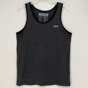 Vans Men's Tank Top Sleeveless Small Dark Gray